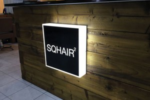 Creative Agency Manchester | SQHAIR | Light Box Design