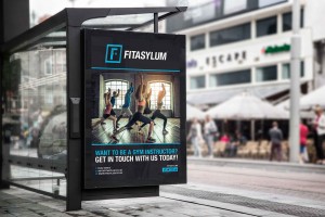 Creative Agency Manchester | Fitasylum | Bus Stop Billboard