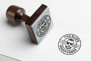 Creative Agency Manchester | The Blind Wood Turner | Branded Stamp