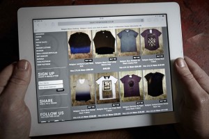 Brand Design Agency Manchester | Room 14 Menswear | Fashion Website iPad