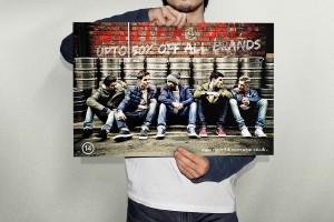 Brand Design Agency Manchester | Room 14 Menswear | Fashion Poster
