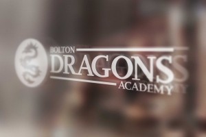 Creative Agency Manchester | Tim Marner | Bolton Dragons Window Logo