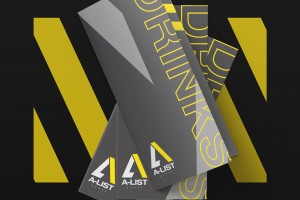 A-List Events Drinks Menu | Tim Marner Creative Agency Manchester
